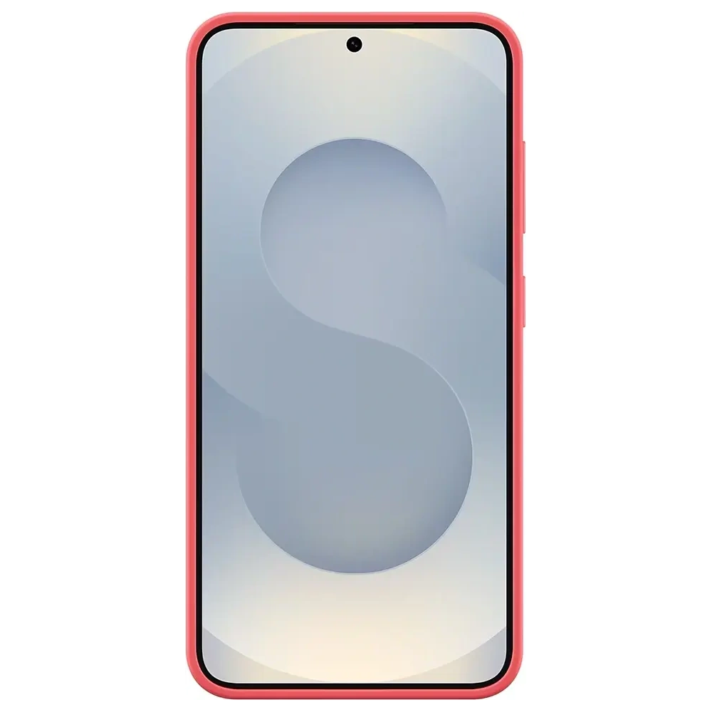 Etui Samsung Silicone do Galaxy S25+ Plus czerwony