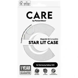Kup CARE von PanzerGlass Flagship Urban Combat Starlight White QI Samsung Galaxy S25 klar - PZG764 - {ean13} - Sklep Home Screen
