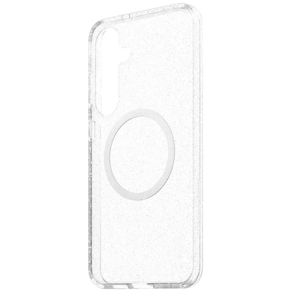 Etui CARE by PanzerGlass Flagship Urban Combat StarLight White QI do Samsung Galaxy S25+ Plus przezroczysty