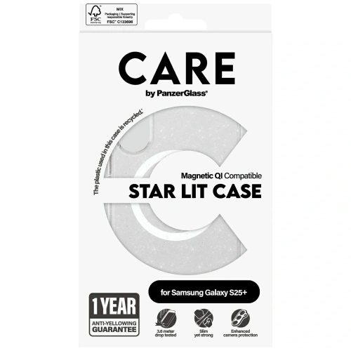 Kup Etui CARE by PanzerGlass Flagship Urban Combat StarLight White QI do Samsung Galaxy S25+ Plus przezroczysty - PZG765 - {ean13} - Sklep Home Screen