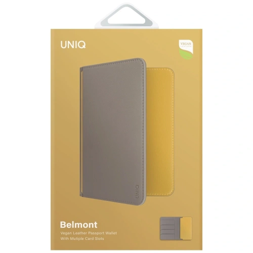 Kup Etui na paszport UNIQ Belmont blokada RFID szaro-żółty - UNIQ1440 - {ean13} - Sklep Home Screen