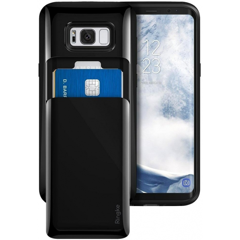 Kup Etui Ringke Acces Wallet Samsung Galaxy S8 Plus Gloss Black - 8809525019519 - RGK439GLS - Homescreen.pl