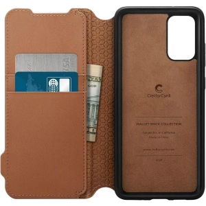Kup Etui Spigen Ciel Wallet Brick Samsung Galaxy S20+ Plus Saddle Brown - SPN1090BR - {ean13} - Sklep Home Screen