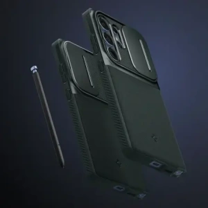Kup Spigen Optik Armor Samsung Galaxy S25 Ultra Mélyzöld - SPN16635 - {ean13} - Sklep Home Screen