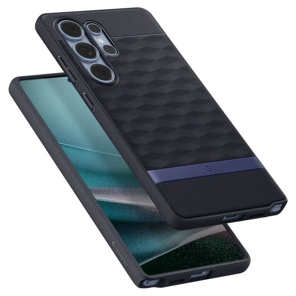 Etui Spigen Parallax Mag MagSafe Samsung Galaxy S25 Ultra Navy Violet