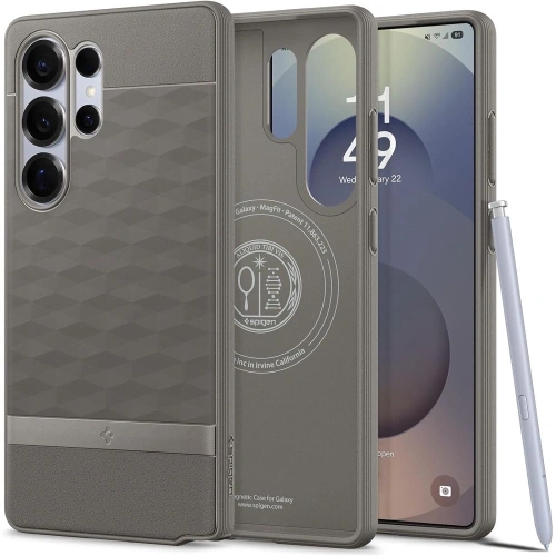 Kup Etui Spigen Parallax Mag MagSafe Samsung Galaxy S25 Ultra Ash Grey - SPN16637 - {ean13} - Sklep Home Screen