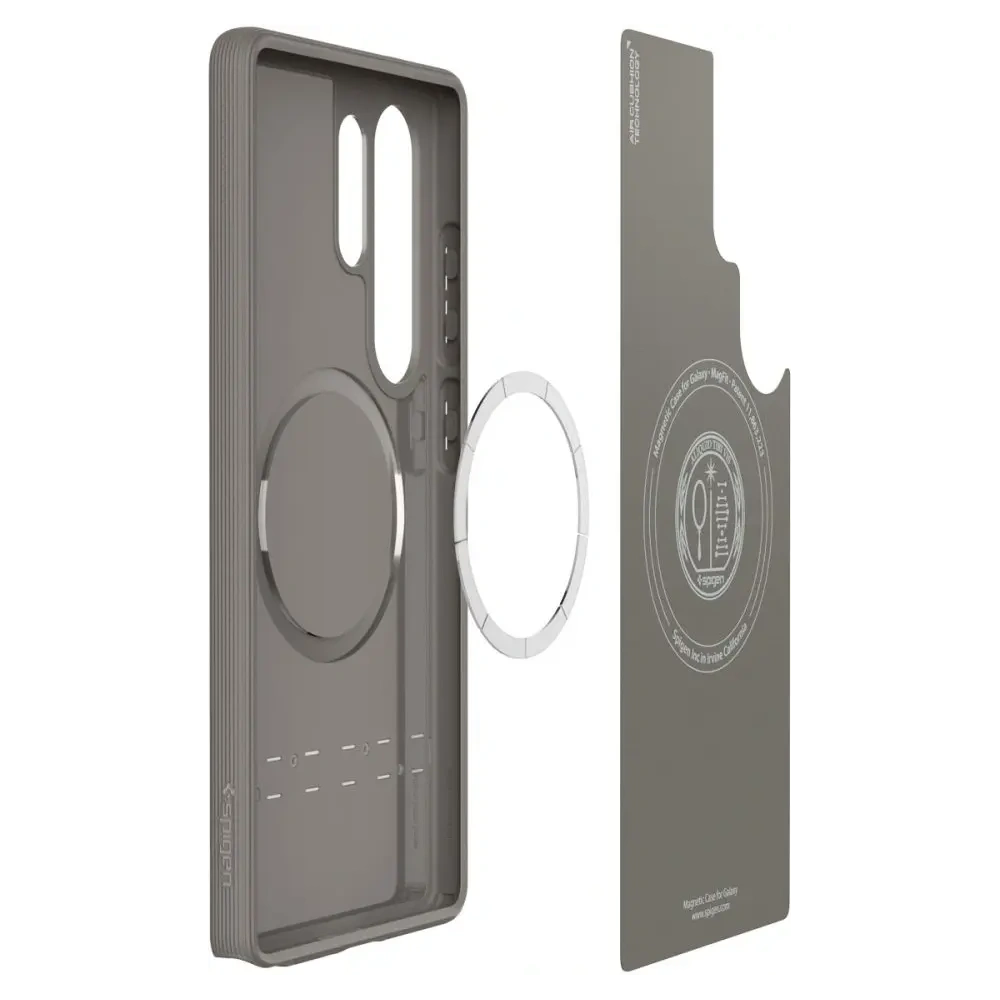 Etui Spigen Parallax Mag MagSafe Samsung Galaxy S25 Ultra Ash Grey