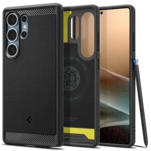 Buy Spigen Rugged Armor Mag MagSafe Samsung Galaxy S25 Ultra Matte Black - SPN16638 - {ean13} - Home Screen Store Europe