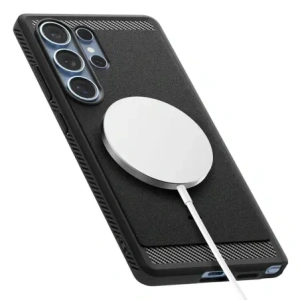 Kup Spigen Rugged Armor Mag MagSafe Samsung Galaxy S25 Ultra Matt Fekete - SPN16638 - {ean13} - Sklep Home Screen