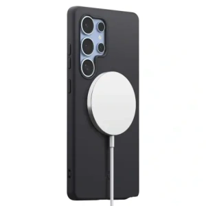 Kup Spigen Silicone Fit Mag MagSafe Samsung Galaxy S25 Ultra Fekete - SPN16639 - {ean13} - Sklep Home Screen