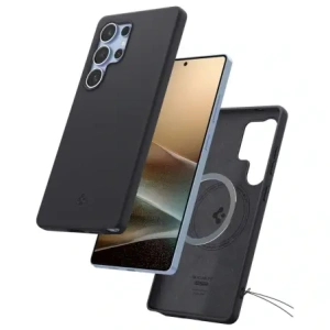 Kup Spigen Silicone Fit Mag MagSafe Samsung Galaxy S25 Ultra Negru - SPN16639 - {ean13} - Sklep Home Screen