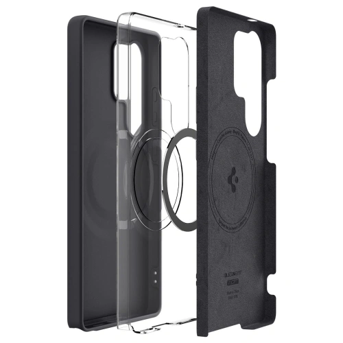 Kup Etui Spigen Silicone Fit Mag MagSafe Samsung Galaxy S25 Ultra Černá - SPN16639 - {ean13} - Sklep Home Screen