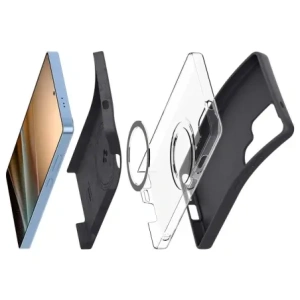 Kup Spigen Silicone Fit Mag MagSafe Samsung Galaxy S25 Ultra Fekete - SPN16639 - {ean13} - Sklep Home Screen
