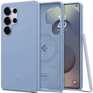 Buy Spigen Silicone Fit Mag MagSafe Samsung Galaxy S25 Ultra Sapphire Blue - SPN16640 - {ean13} - Home Screen Store Europe