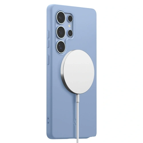 Kup Spigen Silicone Fit Mag MagSafe Samsung Galaxy S25 Ultra Albastru Safir - SPN16640 - {ean13} - Sklep Home Screen