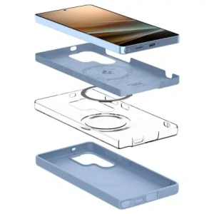 Kup Spigen Szilikon Fit Mag MagSafe Samsung Galaxy S25 Ultra Zafír Kék - SPN16640 - {ean13} - Sklep Home Screen