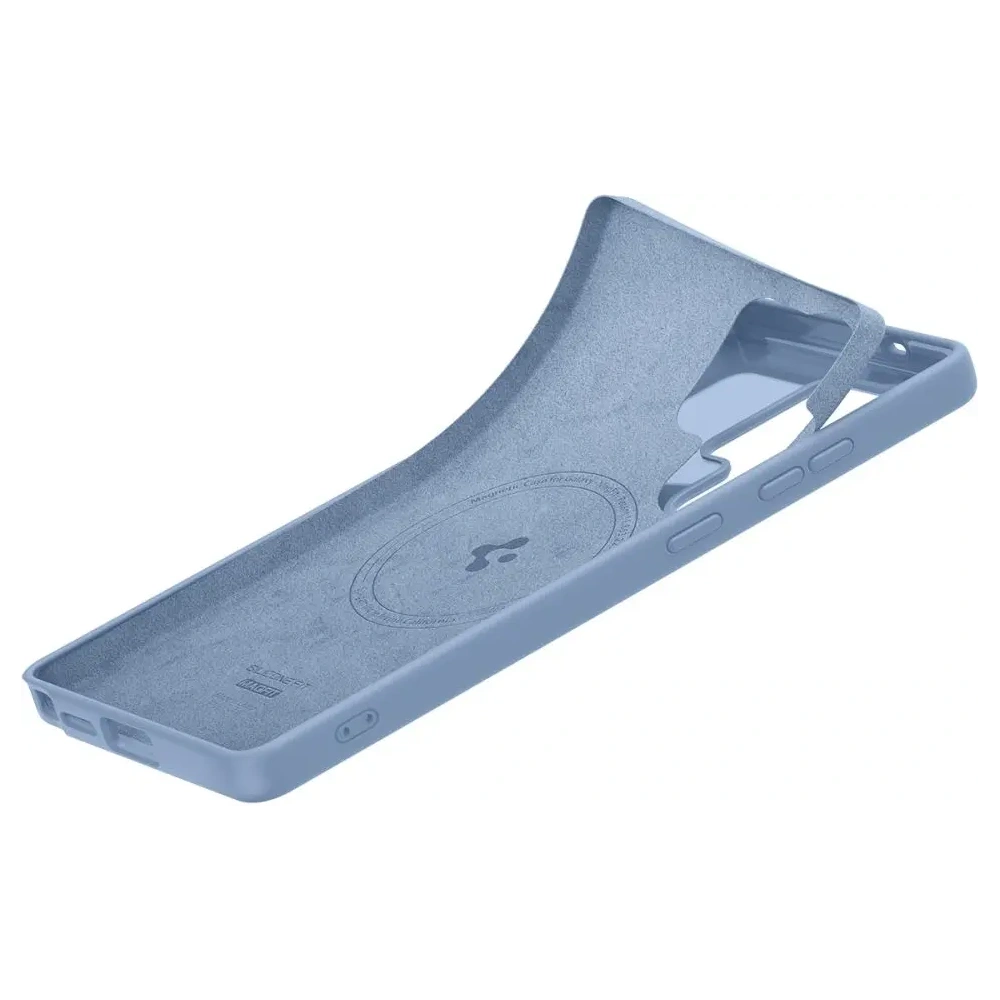 Etui Spigen Silicone Fit Mag MagSafe Samsung Galaxy S25 Ultra Sapphire Blue