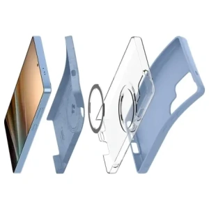 Kup Spigen Silicone Fit Mag MagSafe Samsung Galaxy S25 Ultra Albastru Safir - SPN16640 - {ean13} - Sklep Home Screen