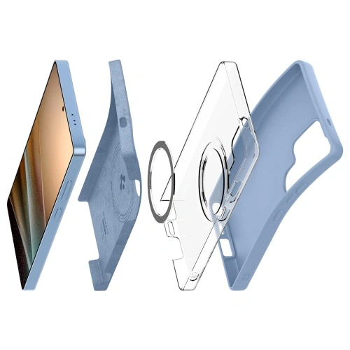 Kup Spigen Silicone Fit Mag MagSafe Samsung Galaxy S25 Ultra Albastru Safir - SPN16640 - {ean13} - Sklep Home Screen