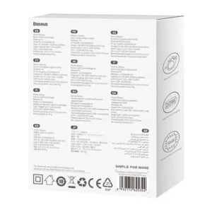 Kup Baseus GaN5 20W USB-C Mini-Wandladegerät (lila) - BSU8923 - {ean13} - Sklep Home Screen