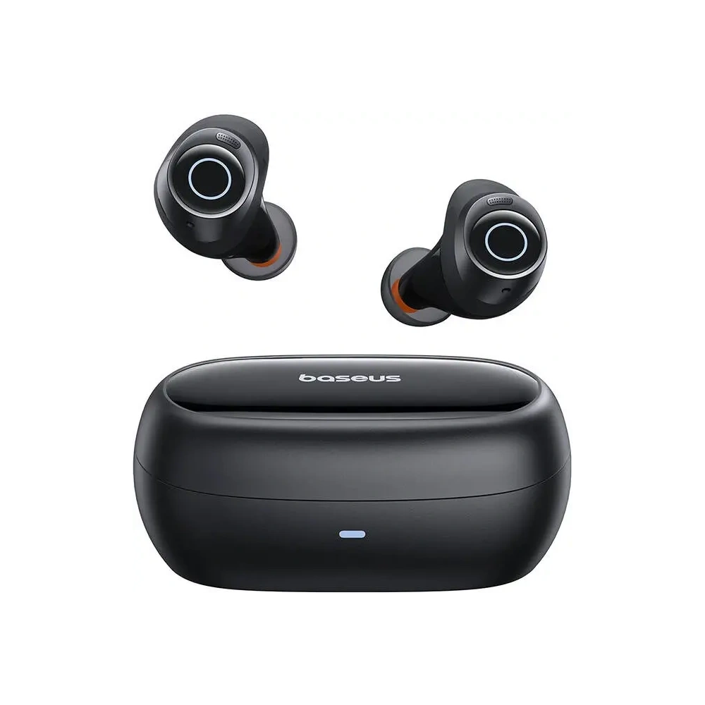 Bezprzewodowe słuchawki dokanałowe TWS Baseus Bowie MA20 ANC Bluetooth 5.3 IPX6 (czarne)