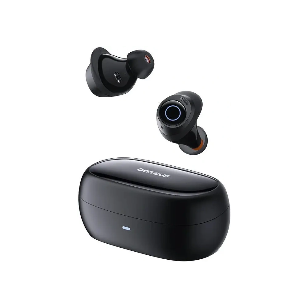 Bezprzewodowe słuchawki dokanałowe TWS Baseus Bowie MA20 ANC Bluetooth 5.3 IPX6 (czarne)