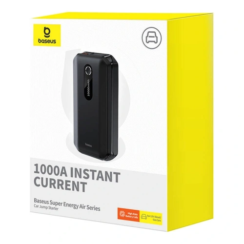 Kup Jump Starter Baseus Super Energy 10000mAh 1000A černý - BSU8925 - {ean13} - Sklep Home Screen
