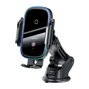 Buy Baseus car mount for cockpit / windshield / grille with 15W charger Bayern Munich Edition (black) - BSU8926 - {ean13} - Home Screen Store Europe