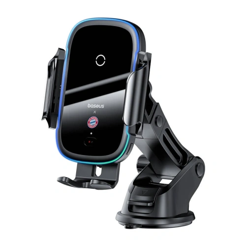 Kup Baseus suport auto pentru cockpit / parbriz / grilă cu încărcător de 15W Bayern Munich Edition (negru) - BSU8926 - {ean13} - Sklep Home Screen