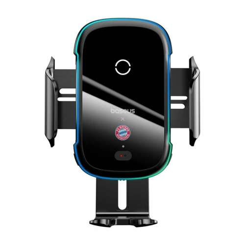 Kup Baseus suport auto pentru cockpit / parbriz / grilă cu încărcător de 15W Bayern Munich Edition (negru) - BSU8926 - {ean13} - Sklep Home Screen