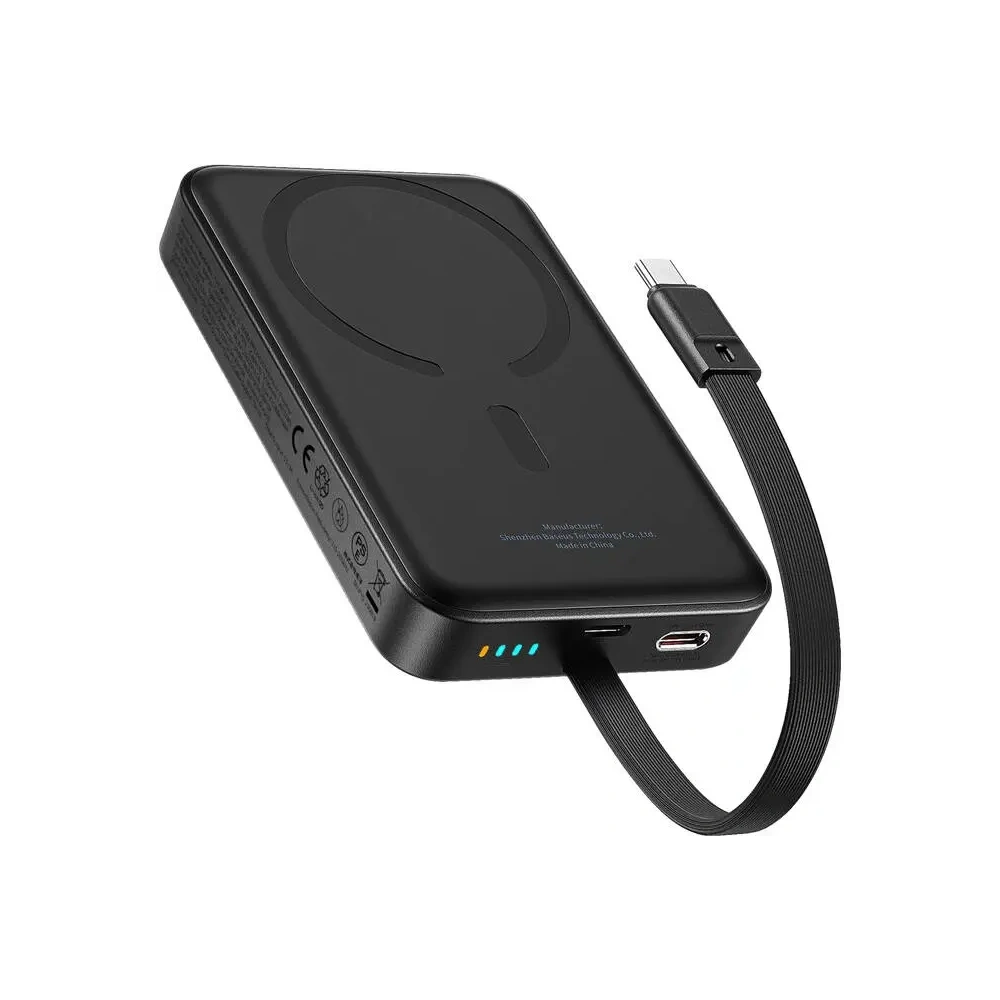 Powerbank z ładowaniem bezprzewodowym Baseus Mini 10000mAh 30W MagSafe Edycja Bayern Monachium (czarny)