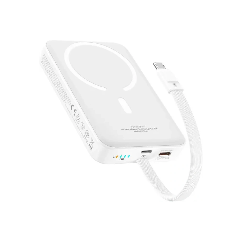 Powerbank z ładowaniem bezprzewodowym Baseus Mini 10000mAh 30W MagSafe Edycja Bayern Monachium (biały)