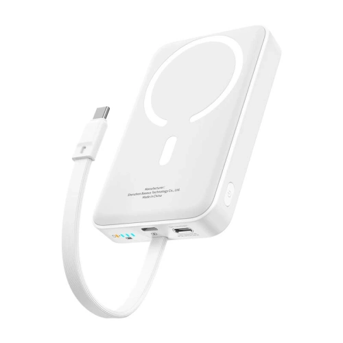 Kup Powerbank s bezdrátovým nabíjením Baseus Mini 10000mAh 30W MagSafe Edice Bayern Mnichov (bílý) - BSU8930 - {ean13} - Sklep Home Screen