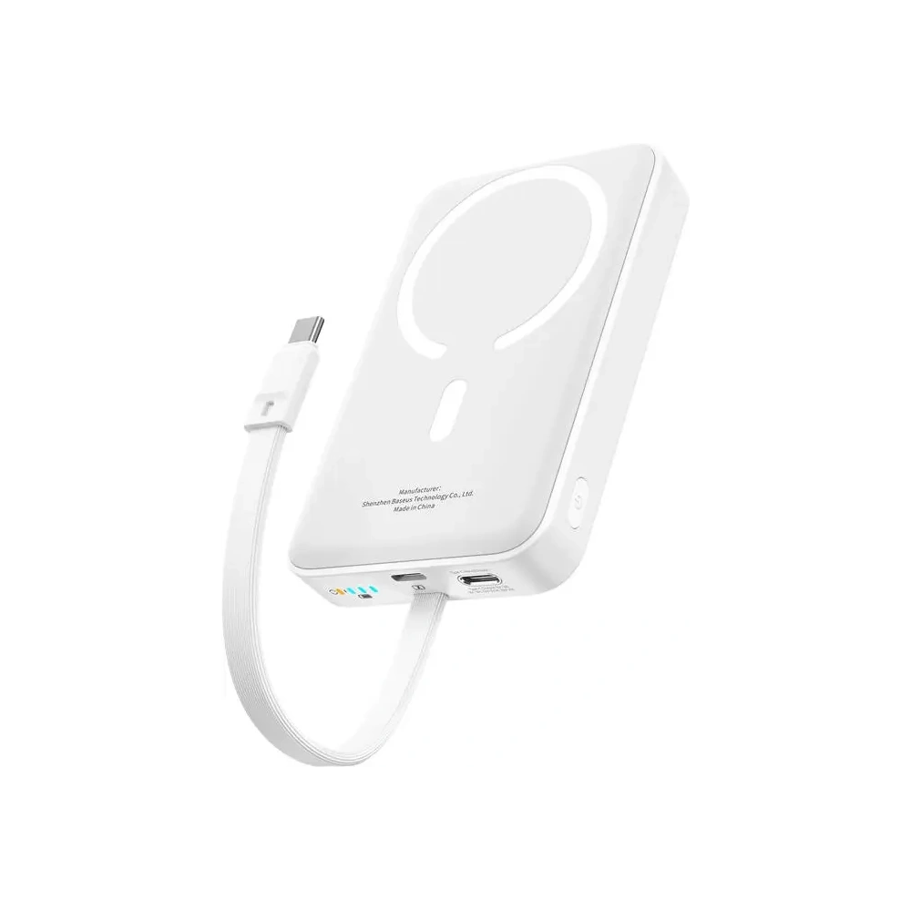 Powerbank z ładowaniem bezprzewodowym Baseus Mini 10000mAh 30W MagSafe Edycja Bayern Monachium (biały)