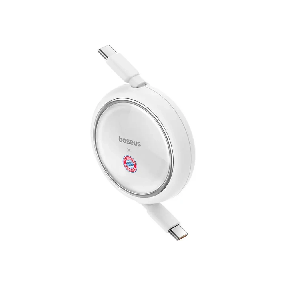 Kabel do ładowania Baseus USB-C / USB-C 100W Edycja Bayern Monachium (biały)