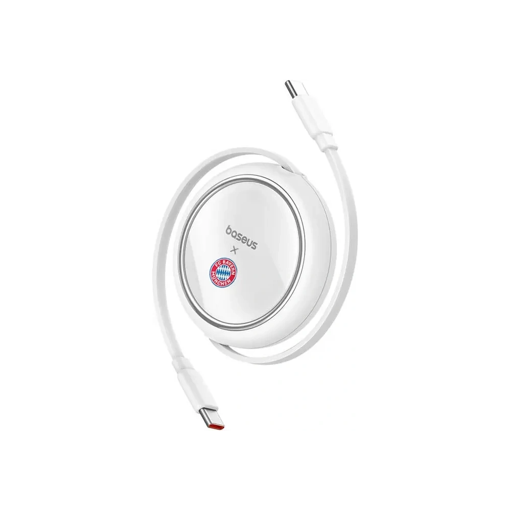Kabel do ładowania Baseus USB-C / USB-C 100W Edycja Bayern Monachium (biały)