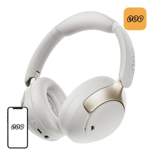 Kup Bezprzewodowe słuchawki nauszne QCY H3 Pro Bluetooth 5.4 LDAC/AAC/SBC (Białe) - QCY100 - {ean13} - Sklep Home Screen