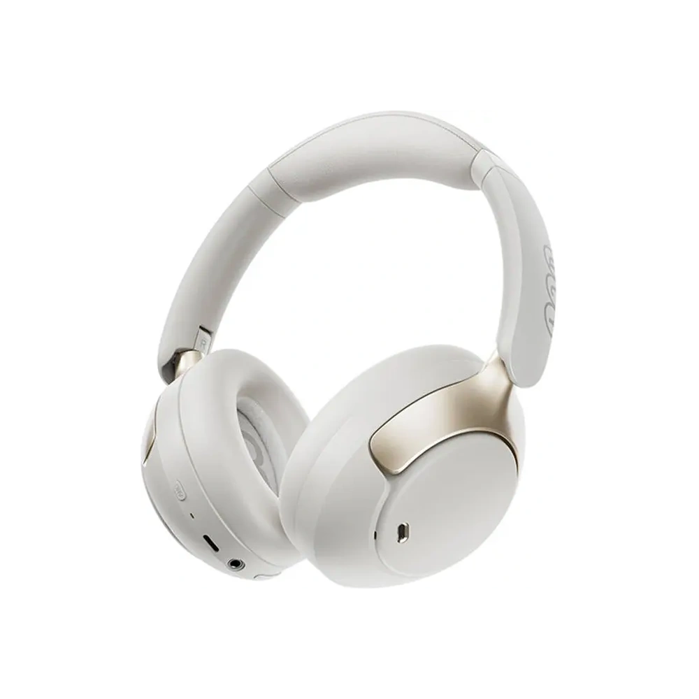 Bezprzewodowe słuchawki nauszne QCY H3 Pro Bluetooth 5.4 LDAC/AAC/SBC (Białe)