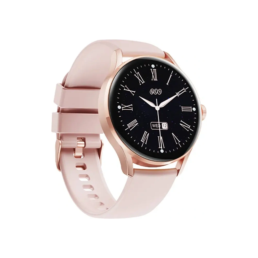 Smartwatch QCY Elite S11 AMOLED 1.19" IPX8 (różowozłoty)