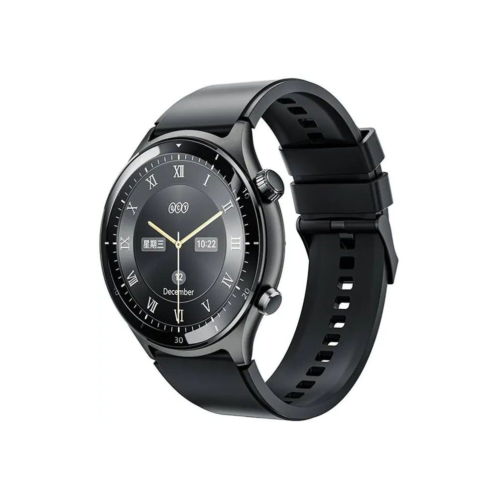 Smartwatch QCY GT3 S7 AMOLED 1.43" 3ATM (czarny)
