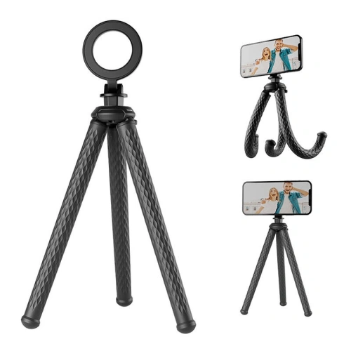 Buy TELESIN MagSafe flexible tripod for phone (black) - TLS210 - {ean13} - Home Screen Store Europe