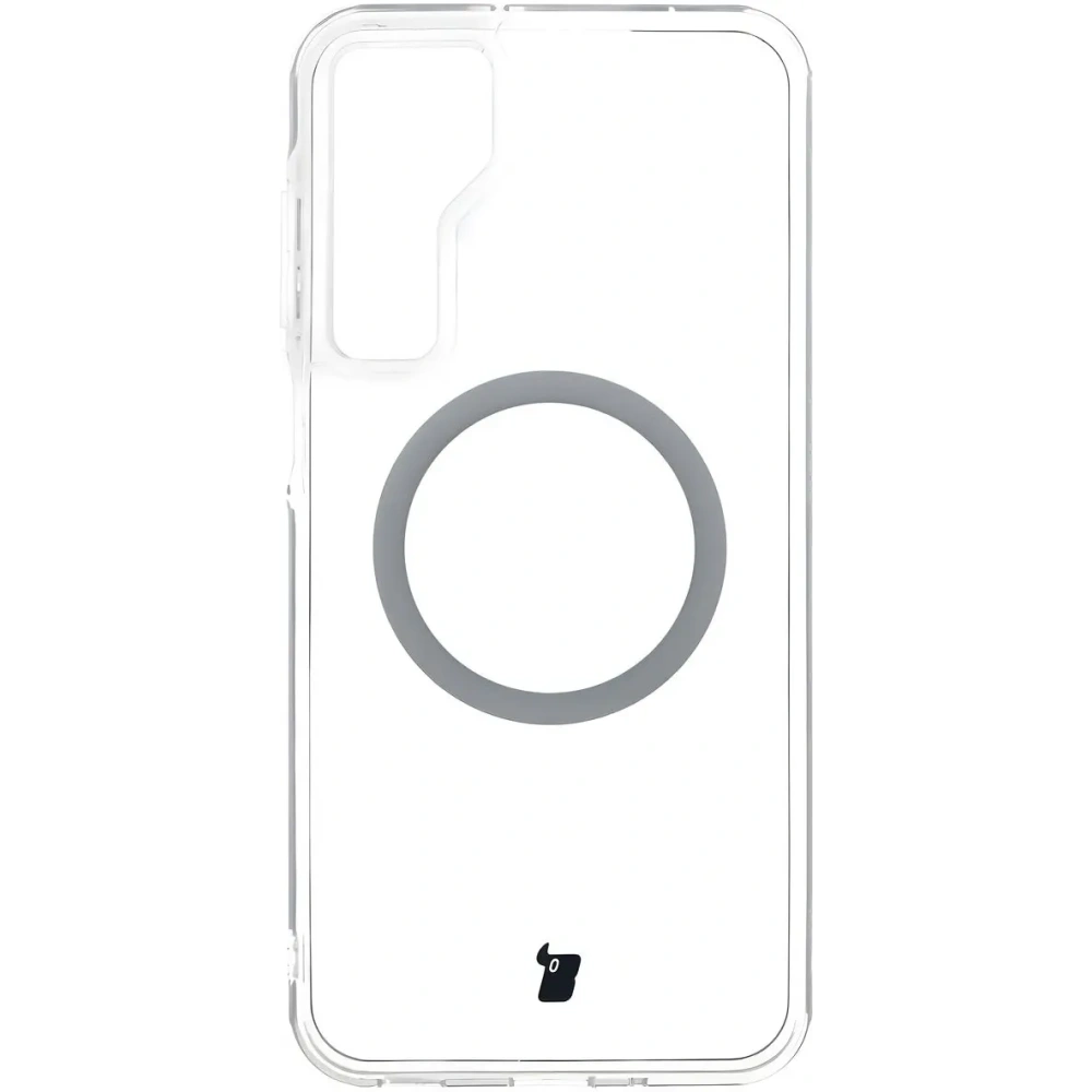 Etui z pierścieniem magnetycznym Bizon Case CrystalO do Samsung Galaxy A16 4G/5G przezroczyste
