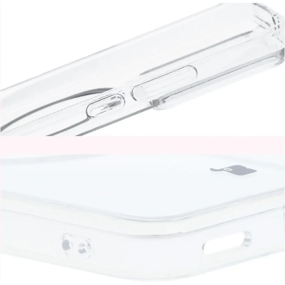 Etui z pierścieniem magnetycznym Bizon Case CrystalO do Xiaomi 14T Pro przezroczyste