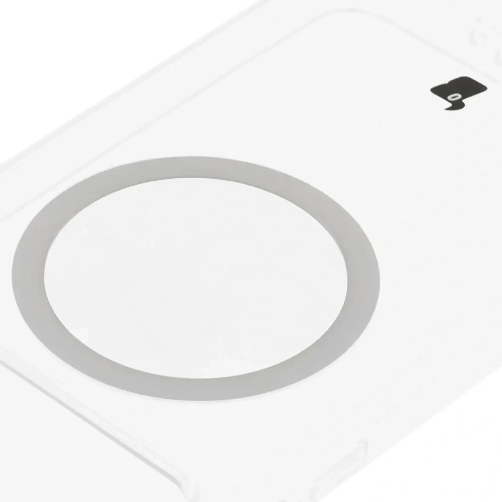 Etui z pierścieniem magnetycznym Bizon Case CrystalO do Xiaomi 14T przezroczyste