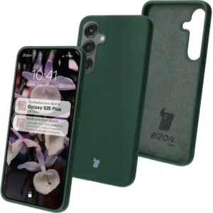 Kup Silikonové pouzdro Bizon Soft Case pro Samsung Galaxy S25+ Plus tmavě zelené - BIZ8287 - {ean13} - Sklep Home Screen