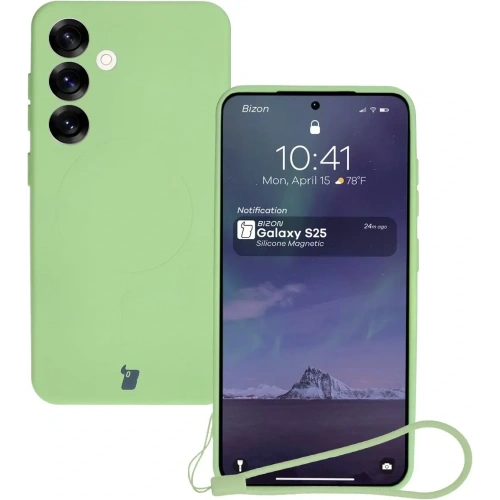 Kup Culoare de silicon pentru bizon Magnetic Samsung Galaxy S25 / Galaxy S24 verde deschis - BIZ8288 - {ean13} - Sklep Home Screen