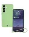 Culoare de silicon pentru bizon Magnetic Samsung Galaxy S25 / Galaxy S24 verde deschis