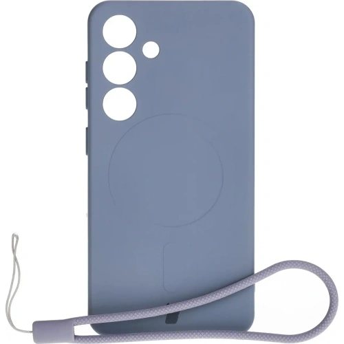 Kup Silikonové pouzdro s magnetickým kroužkem Bizon Case Silicone Magnetic pro Samsung Galaxy S25 / Galaxy S24 šedé - BIZ8289 - {ean13} - Sklep Home Screen
