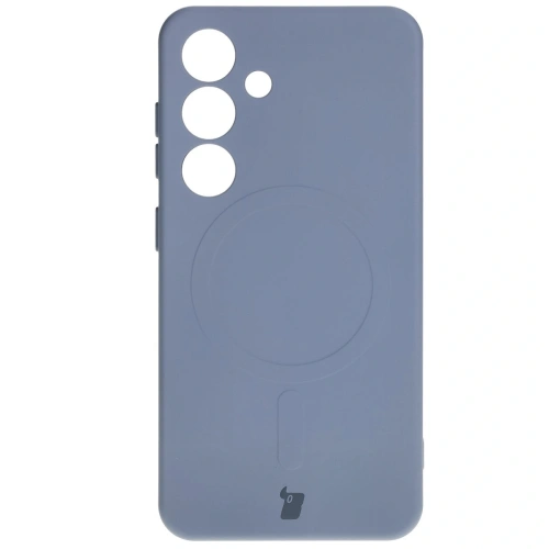 Kup Silikonové pouzdro s magnetickým kroužkem Bizon Case Silicone Magnetic pro Samsung Galaxy S25 / Galaxy S24 šedé - BIZ8289 - {ean13} - Sklep Home Screen