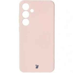 Kup Silikonový kryt s magnetickým kroužkem Bizon Case Silicone Magnetic pro Samsung Galaxy S25+ Plus / S24+ Plus světle růžový - BIZ8291 - {ean13} - Sklep Home Screen